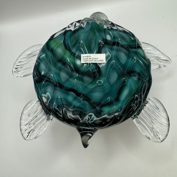 Murano inspired glass sea turtle. Bombay Company vintage glass figurine. - Picture 6 of 8
